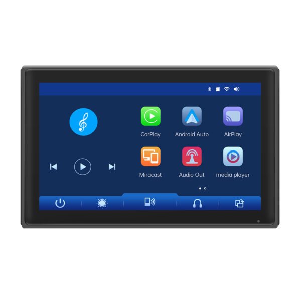 10.26'' 4K CarPlay Dash Cam – Dual Front &Reversing mirror and portable PND - 图片 3